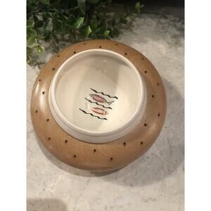 Appetizer Toothpick Woodpecker Woodware Holder Olive Vintage Mid Century Modern